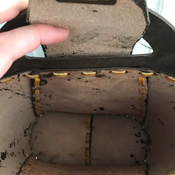 Vintage leather hand tooled purse - Picture 4 of 7